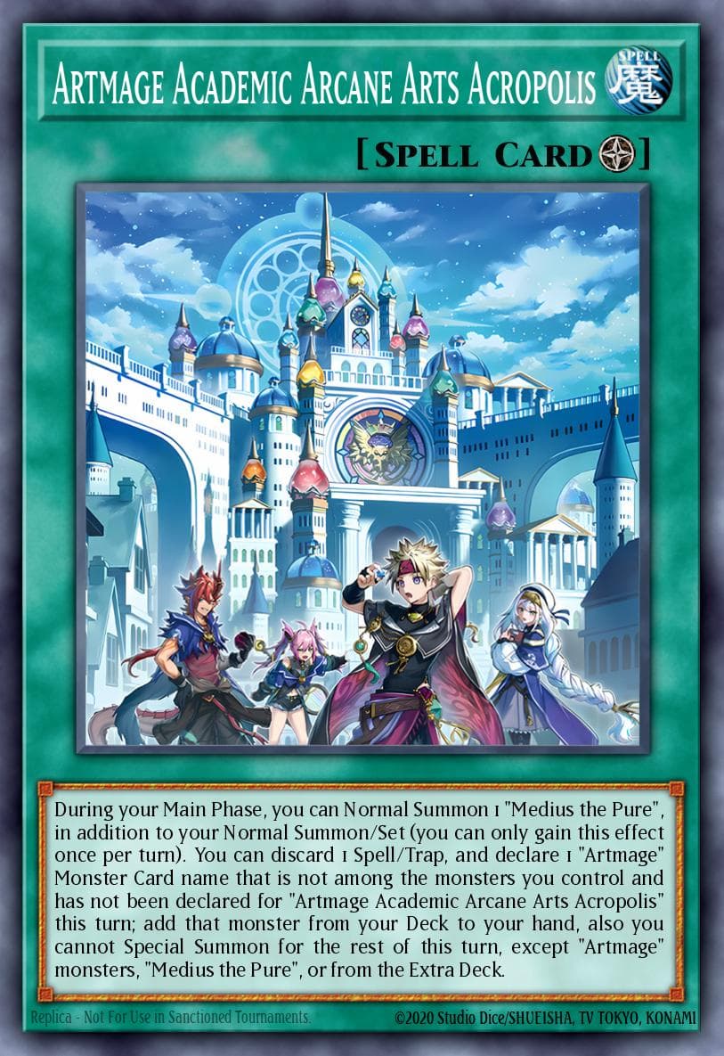 Artmage Academic Arcane Arts Acropolis 2025 Yu-Gi-Oh!