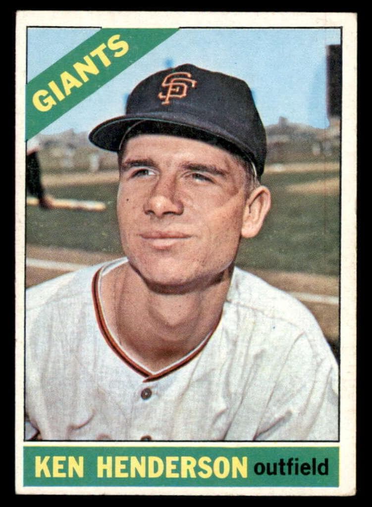 Ken Henderson 1966 topps Topps
