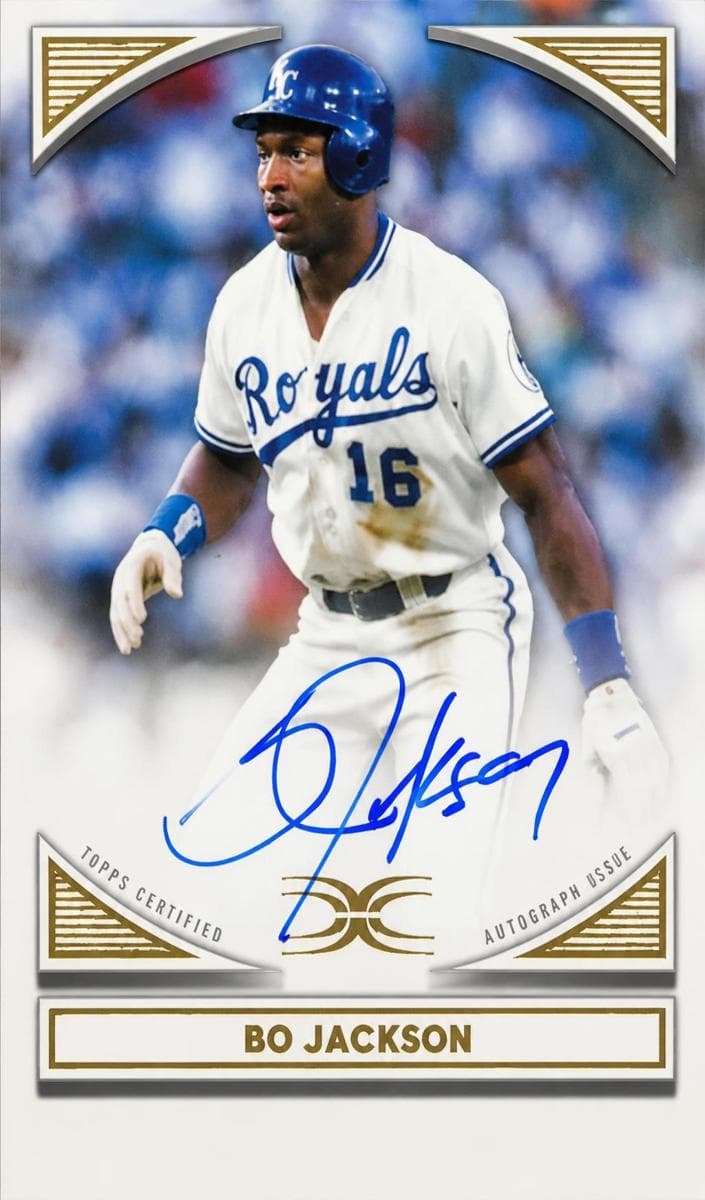 Bo Jackson 2022 topps Topps Definitive Collection