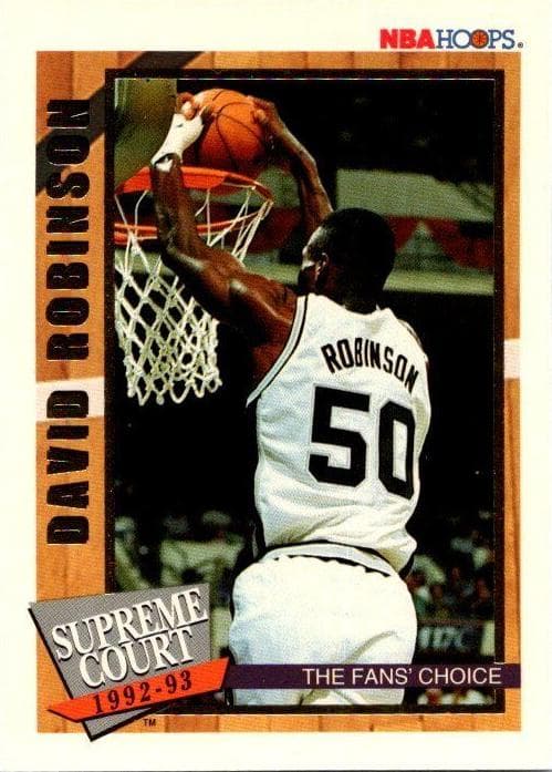 David Robinson 1992 panini Hoops