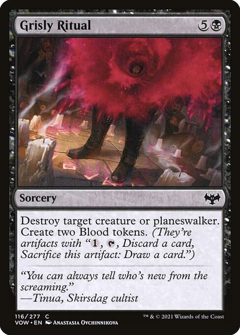 Grisly Ritual 2022 Magic: The Gathering Innistrad: Double Feature