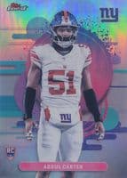 Abdul Carter 2025 topps Topps Finest Uncommon - Purple X-Fractor