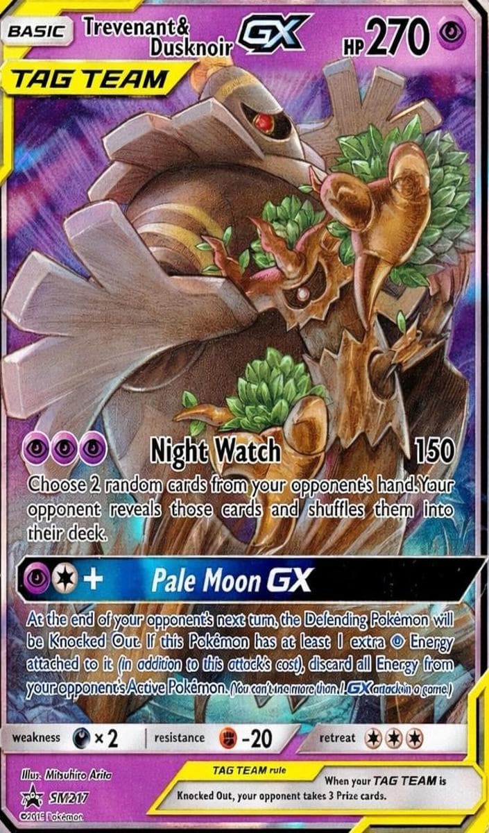 Trevenant & Dusknoir GX #sm217