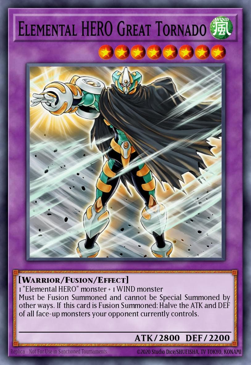 Elemental HERO Great Tornado #SDHS-EN045
