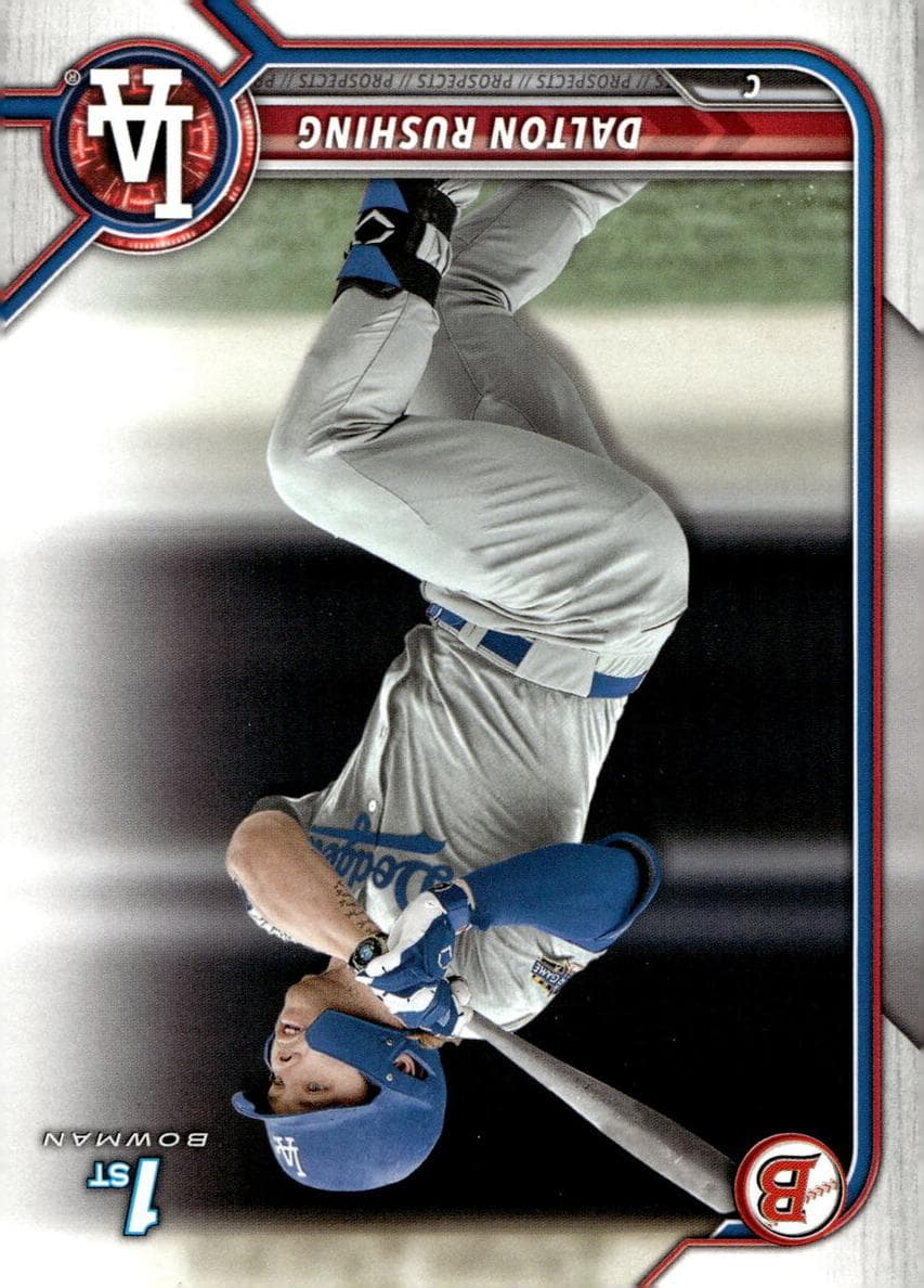 Dalton Rushing 2022 bowman Bowman Draft