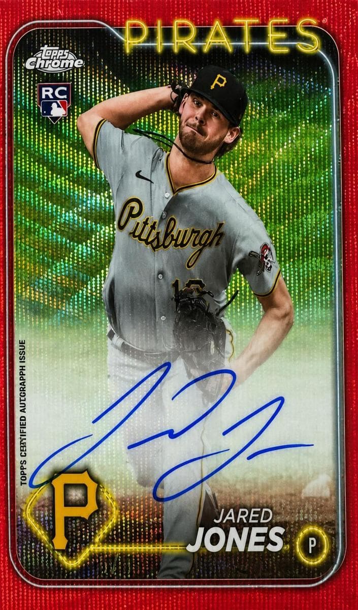 Jared Jones 2024 topps Topps Chrome Update