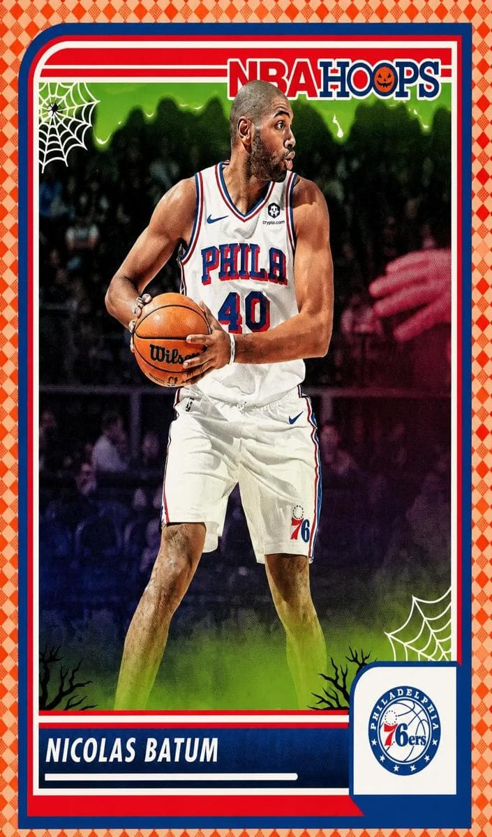 Nicolas Batum 2023 panini Hoops Haunted Hoops