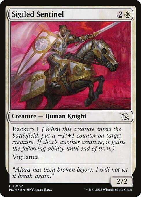Sigiled Sentinel 2023 Magic: The Gathering March of the Machine