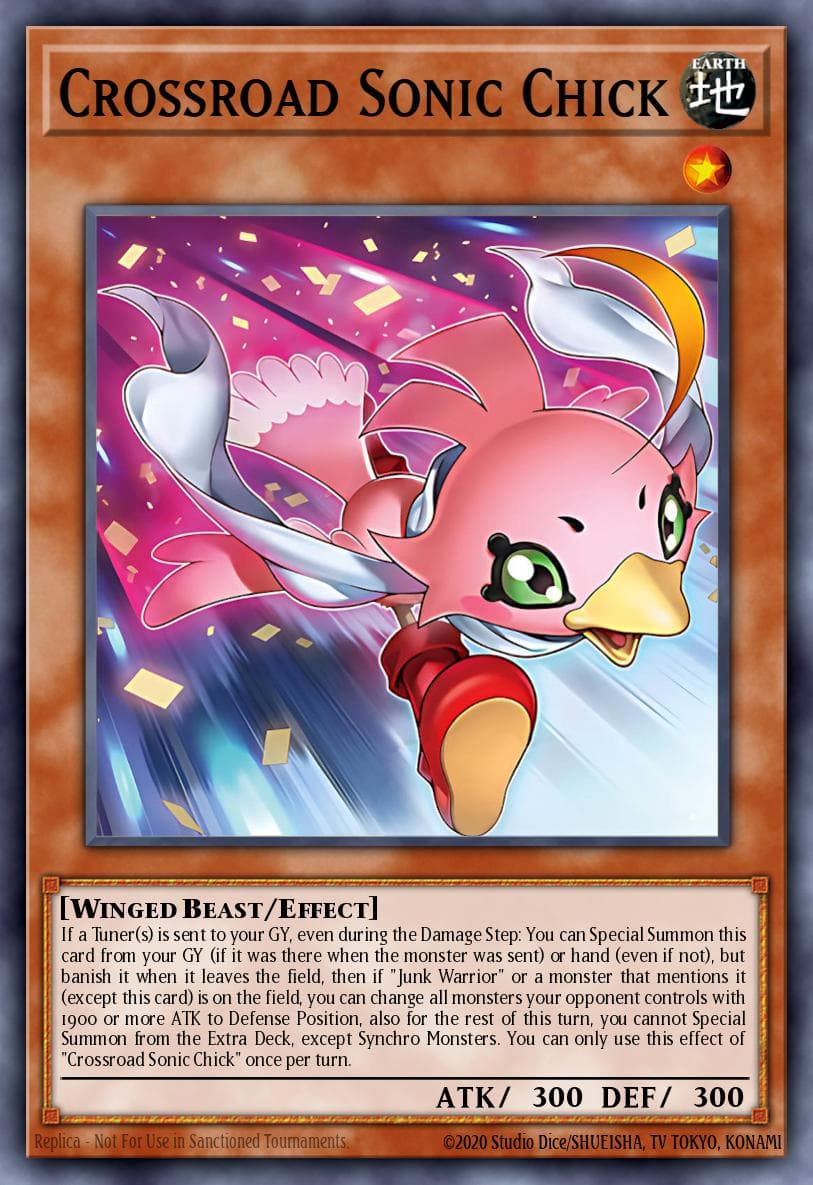 Crossroad Sonic Chick 2025 Yu-Gi-Oh! Legendary 5D's Decks