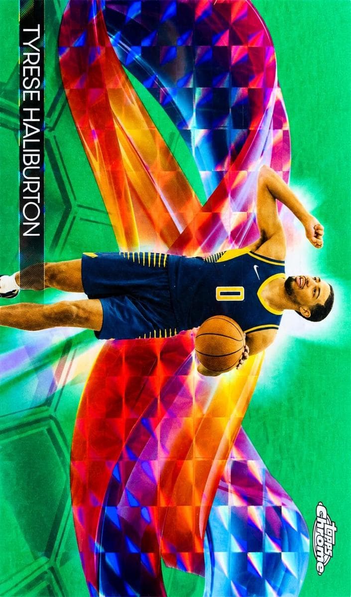 Tyrese Haliburton 2023 topps Topps Chrome