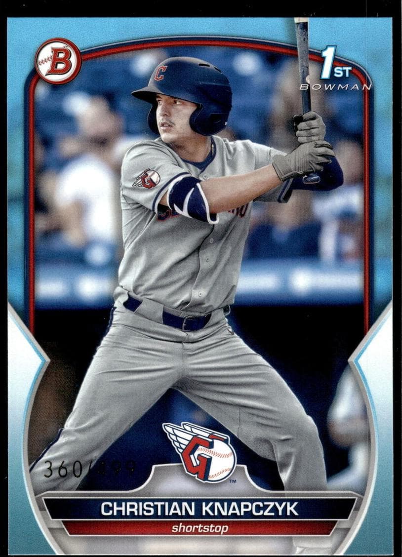 Christian Knapczyk 2023 bowman Bowman Draft