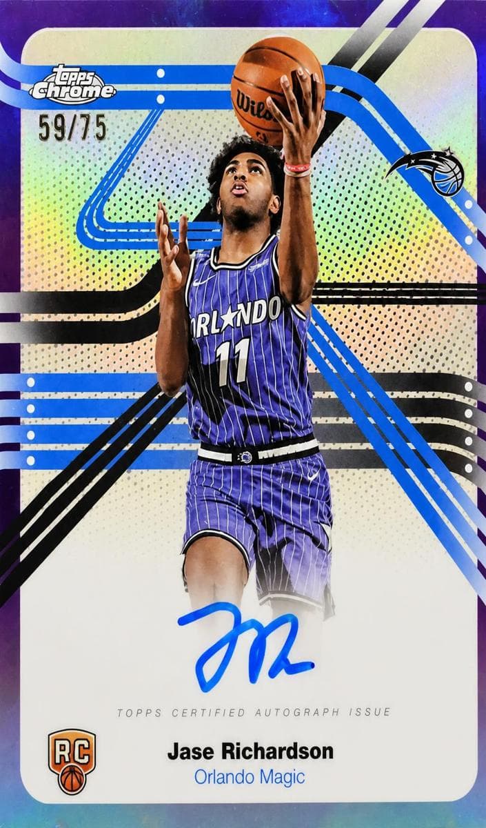 Jase Richardson 2025 topps Topps Chrome