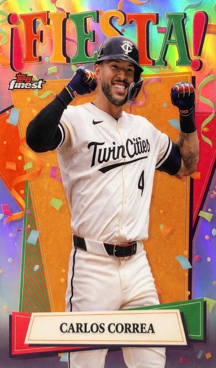 Carlos Correa 2025 topps Topps Finest