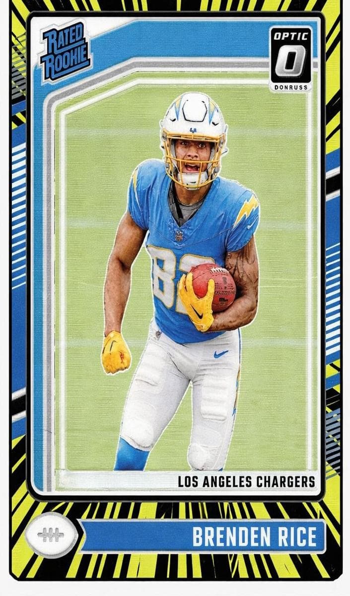 Brenden Rice 2024 panini Panini Donruss Optic