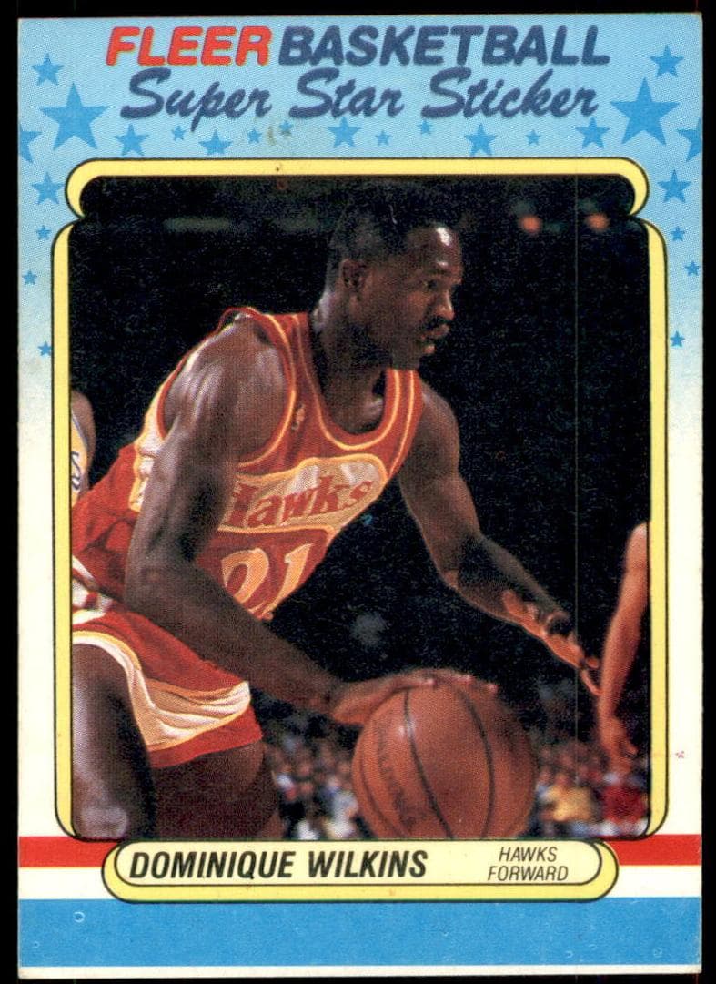 Dominique Wilkins 1988 fleer Fleer