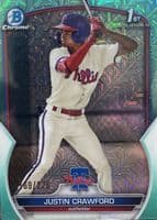 Justin Crawford 2023 bowman Bowman Chrome Prospects (1st)