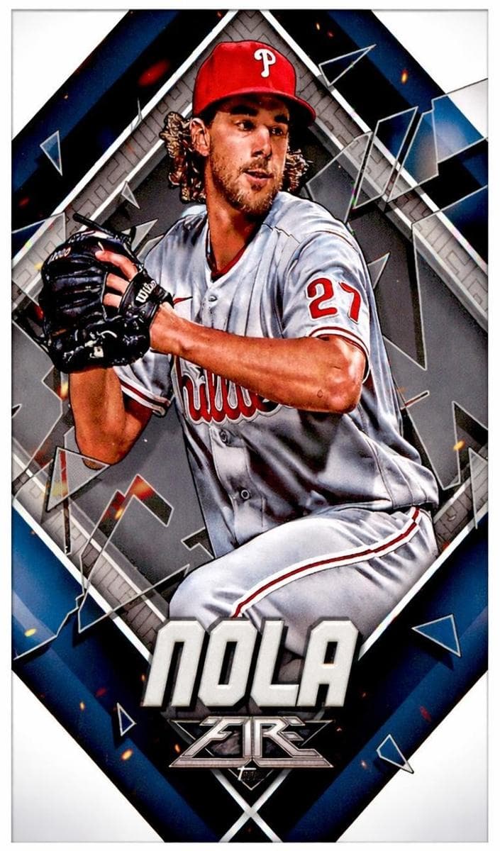Aaron Nola 2022 topps Topps Fire