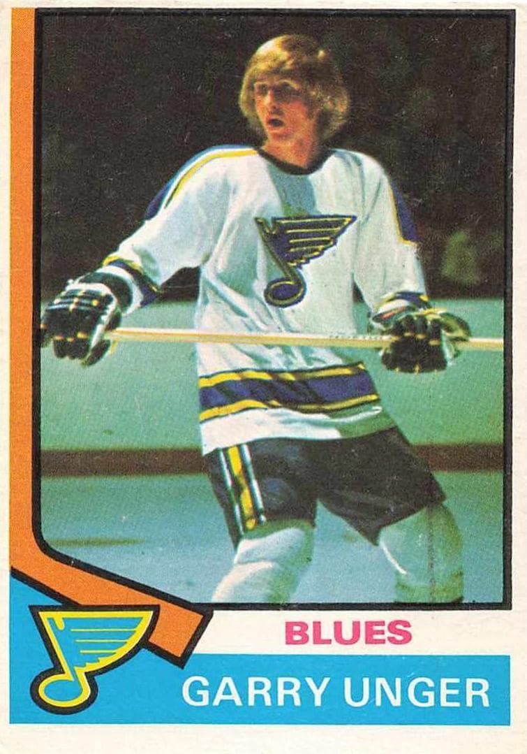 Garry Unger 1974 topps O-Pee-Chee
