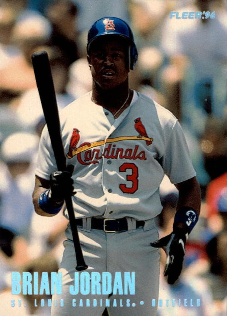 Brian Jordan 1996 fleer Fleer