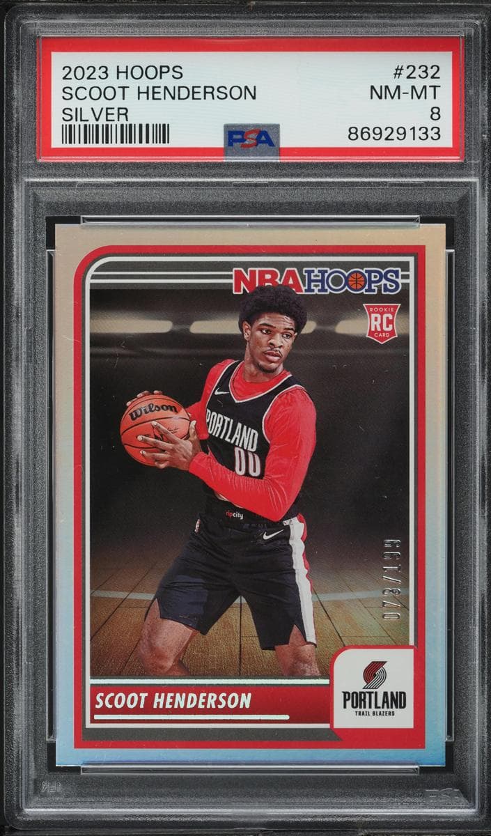 Scoot Henderson 2023 panini Hoops Premium Stock
