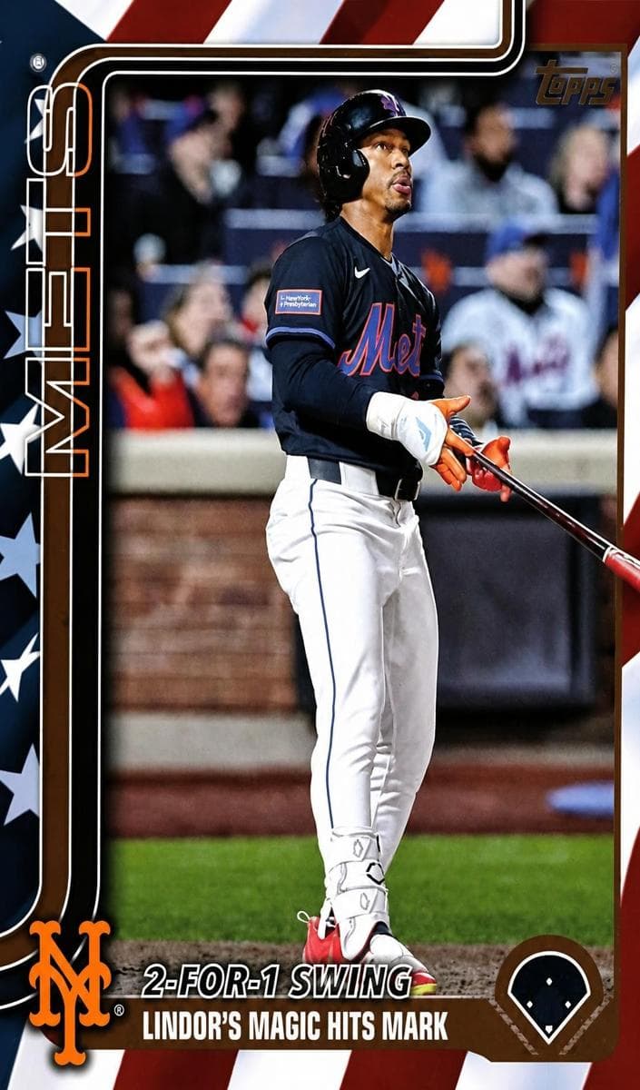 Francisco Lindor 2025 topps Topps Update