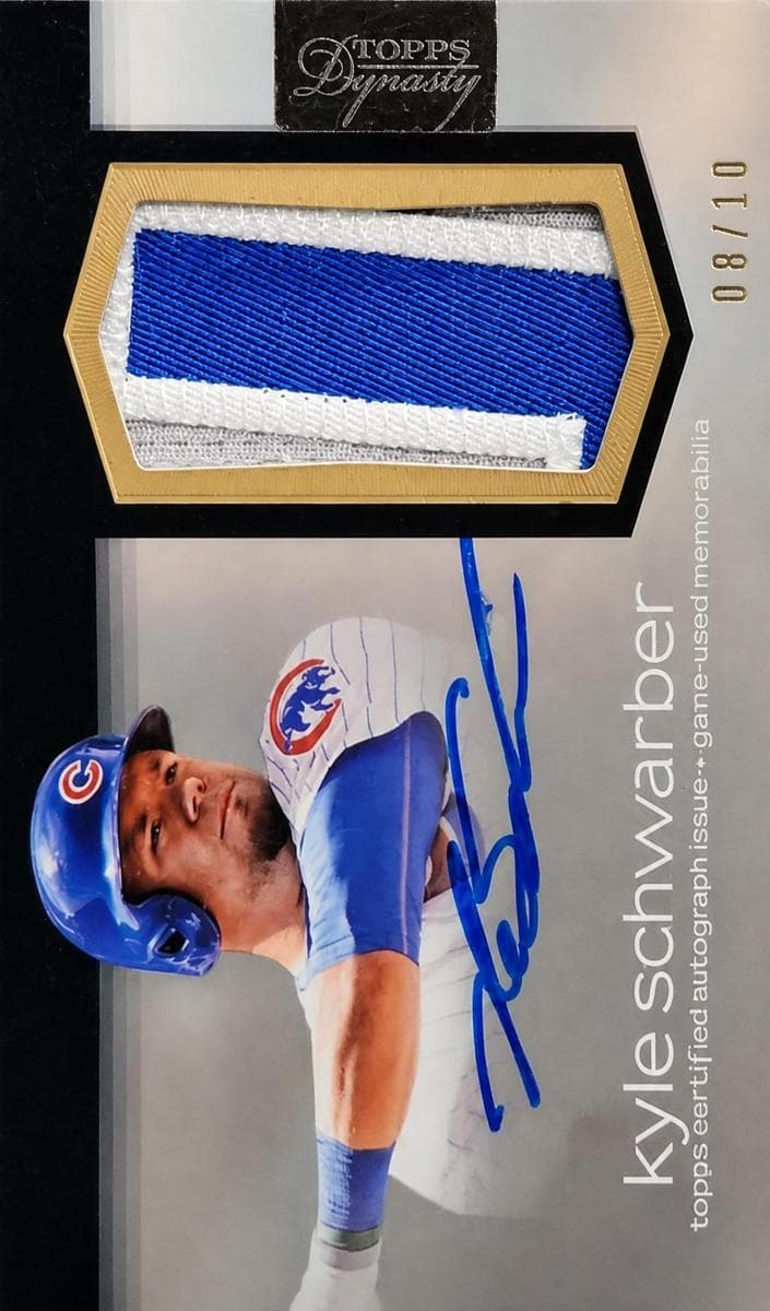 Kyle Schwarber 2018 topps Topps Dynasty
