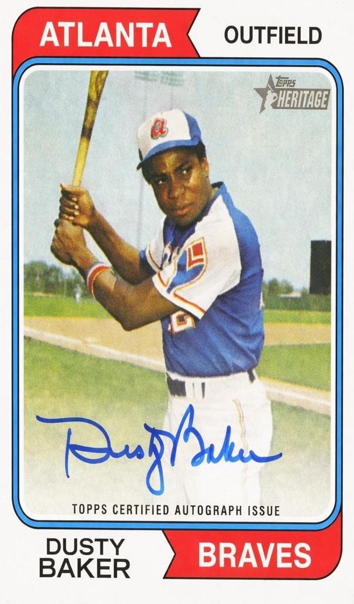 Dusty Baker trading card