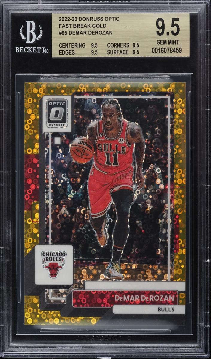 DeMar DeRozan 2022 panini Donruss Optic