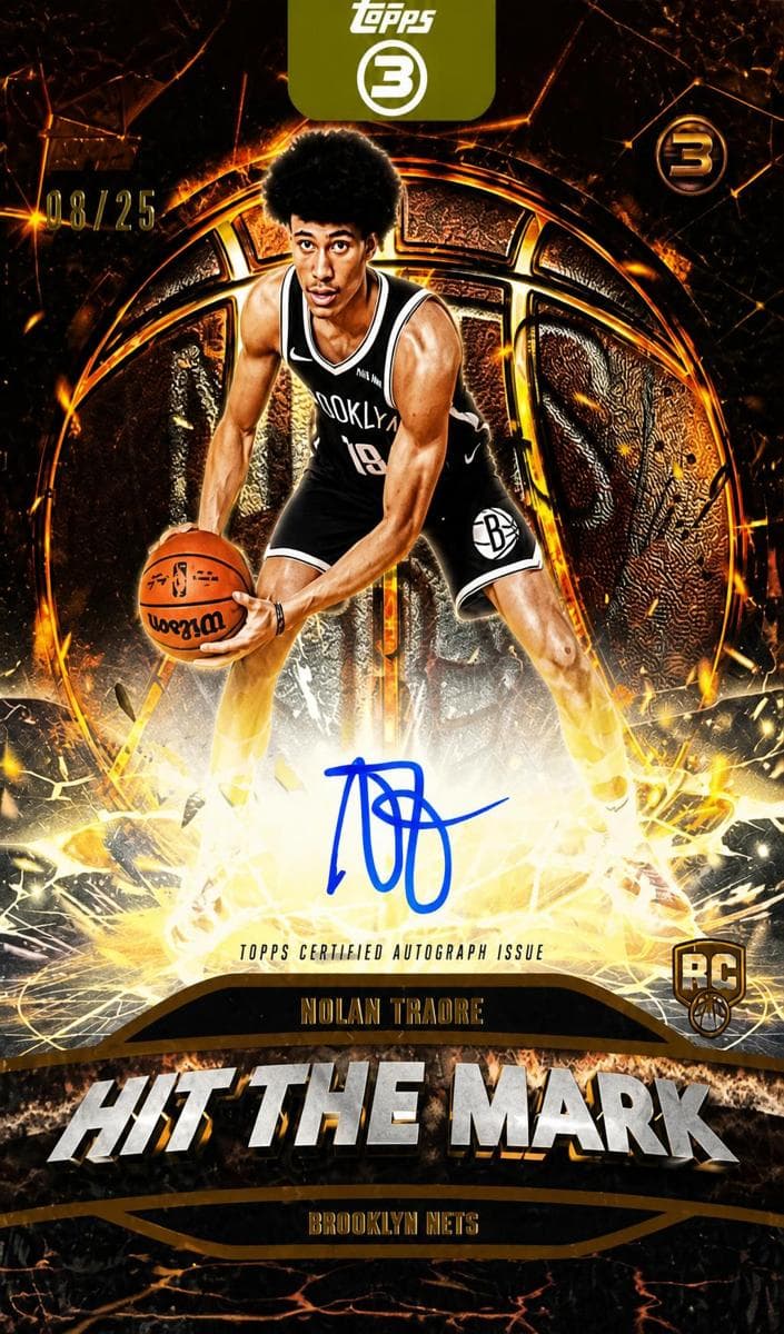 Nolan Traore 2025 topps Topps 3