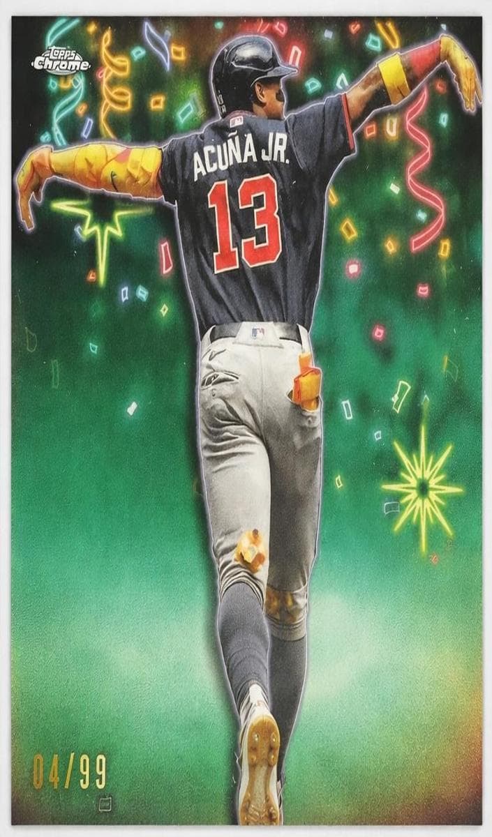 Ronald Acuña Jr. 2025 topps Topps Chrome Update
