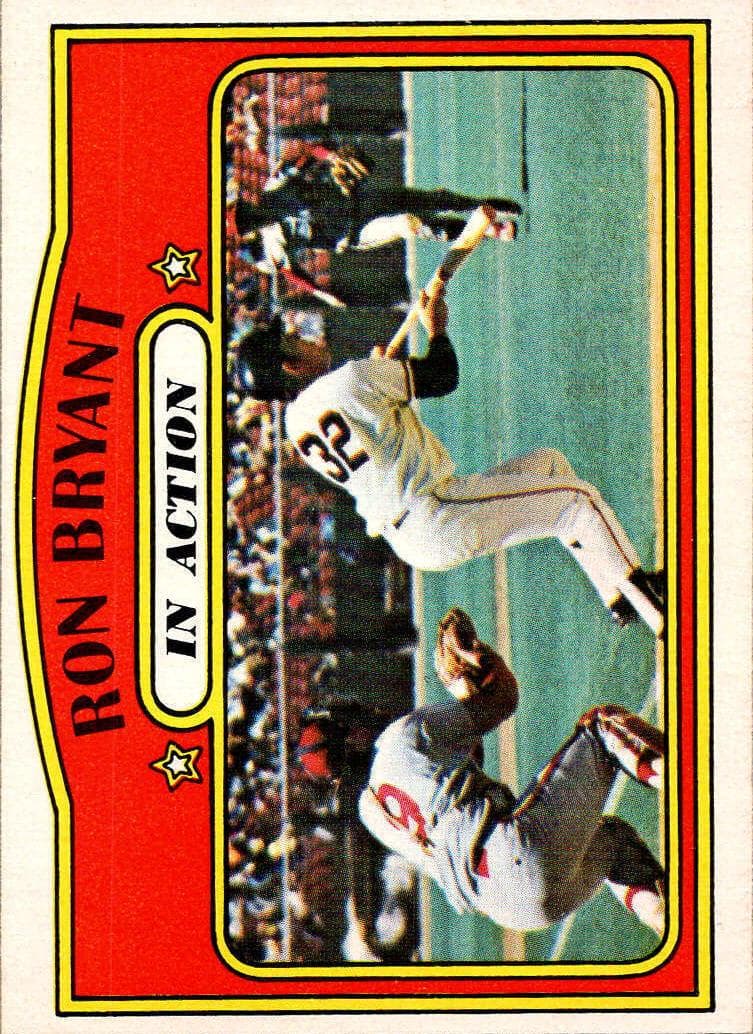 Ron Bryant 1972 topps O-Pee-Chee