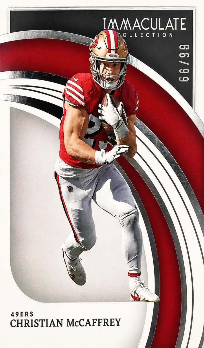 Christian McCaffrey 2022 panini Panini Immaculate Collection