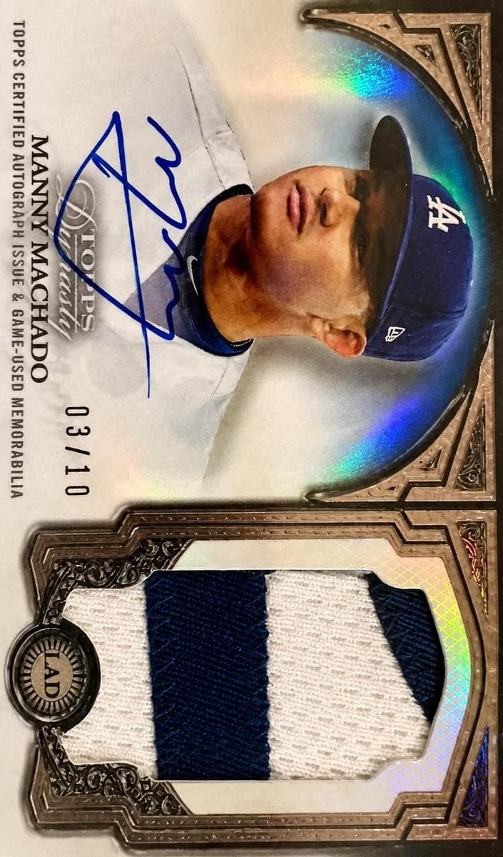 Manny Machado 2023 topps Topps Dynasty