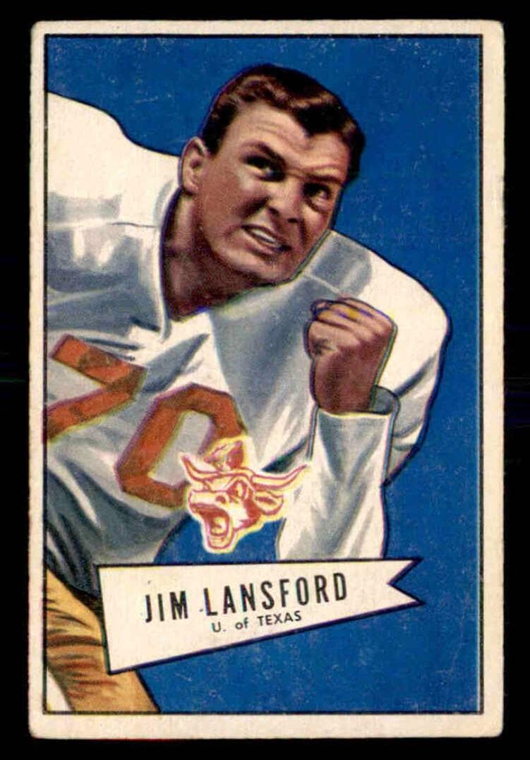 Jim Lansford 1952 bowman Bowman Small