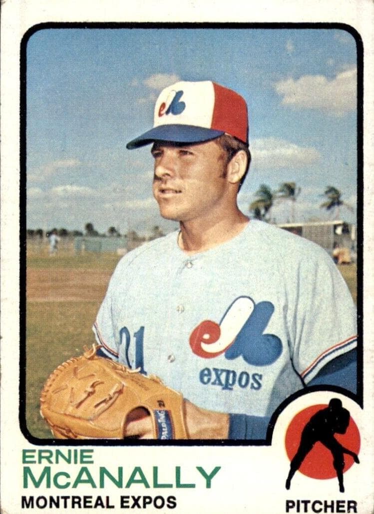 Ernie McAnally 1973 topps Topps