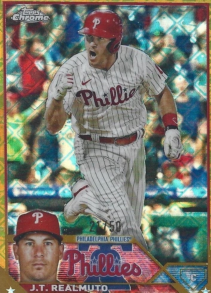 J.T. Realmuto 2023 topps Topps Chrome
