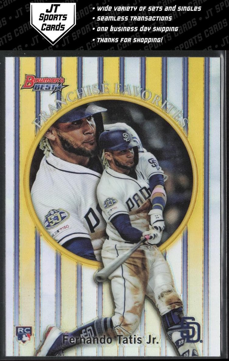 Fernando Tatis Jr. 2019 bowman Bowman's Best