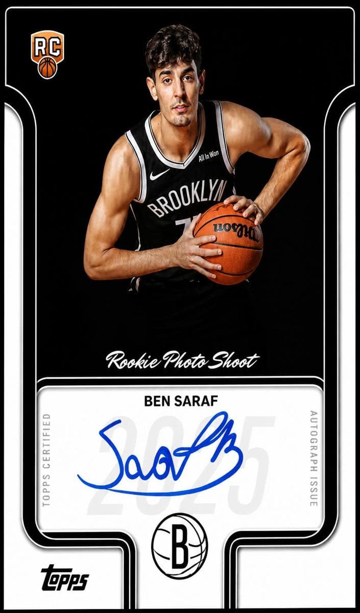 Ben Saraf 2025 topps Topps