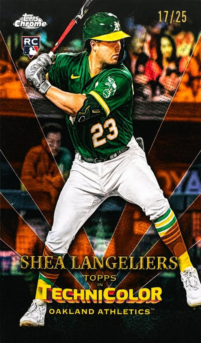 Shea Langeliers 2023 topps Topps Chrome