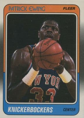 Patrick Ewing 1988 fleer Fleer
