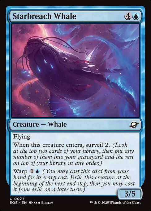 Starbreach Whale 2025 Magic: The Gathering Edge of Eternities