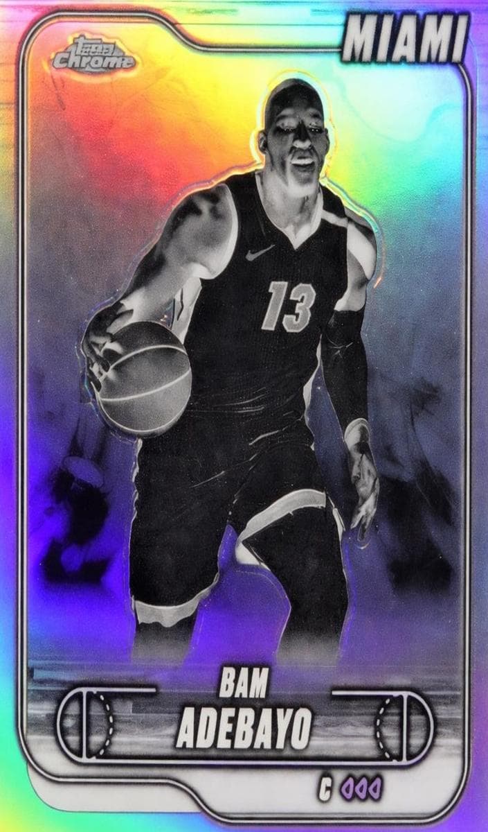 Bam Adebayo 2024 topps Topps Chrome