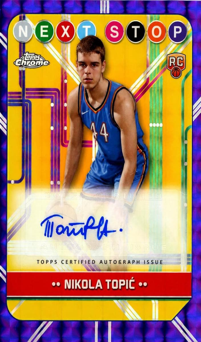 Nikola Topić 2024 topps Topps Chrome