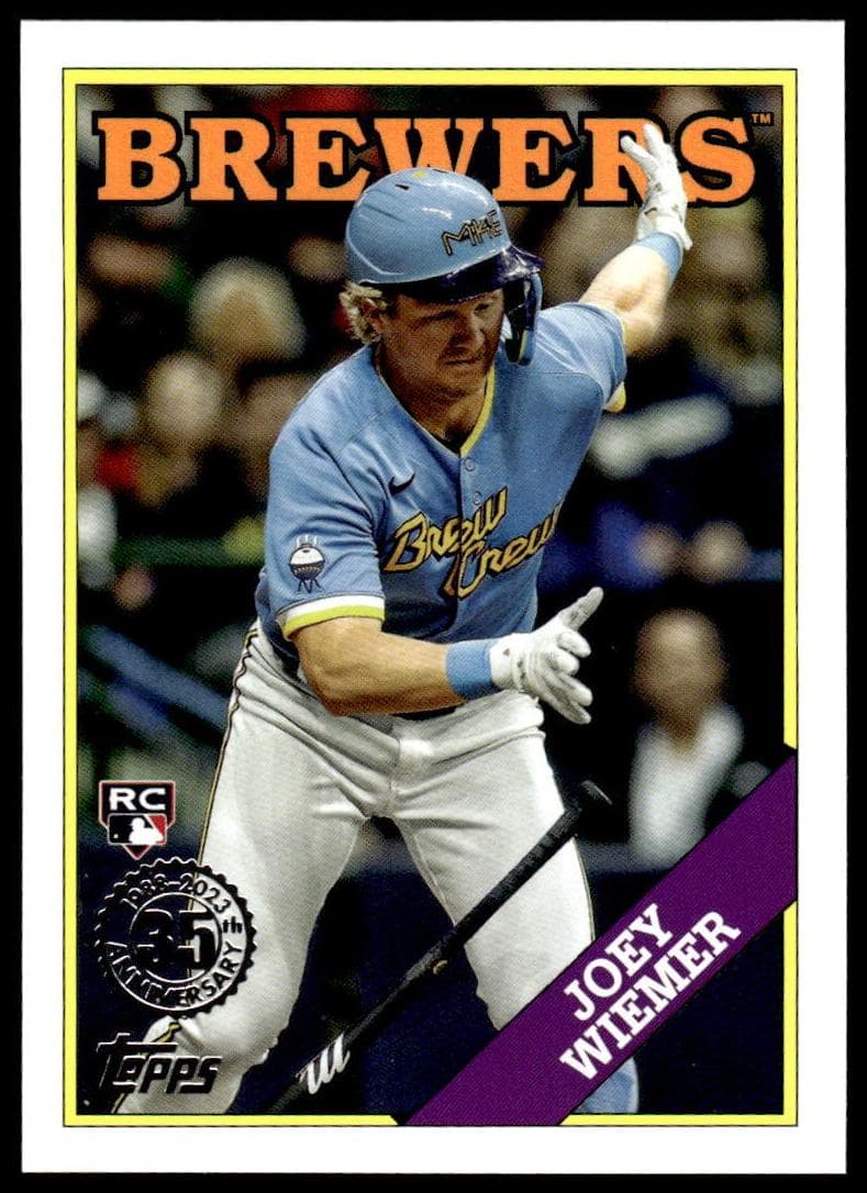 Joey Wiemer 2023 topps Topps Update
