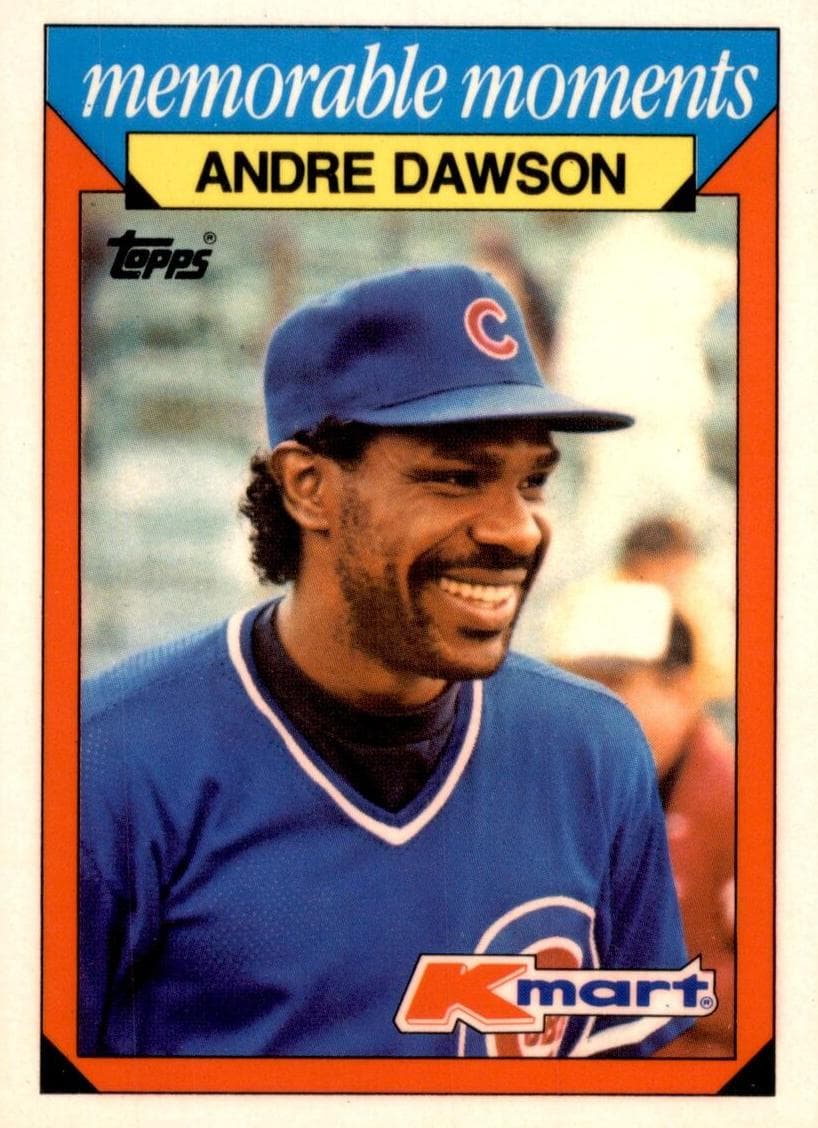 Andre Dawson 1988 topps Topps Kmart Memorable Moments