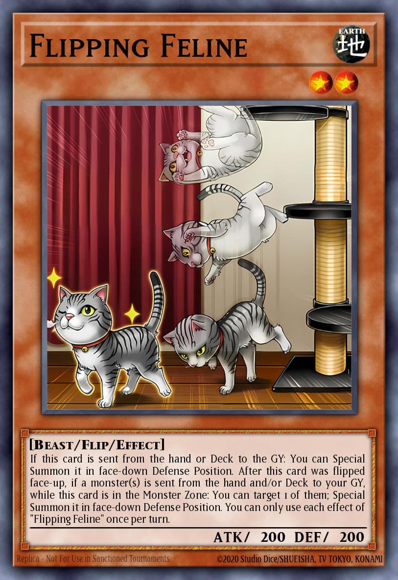 Flipping Feline 2025 Yu-Gi-Oh! 2025 Mega Pack Tin