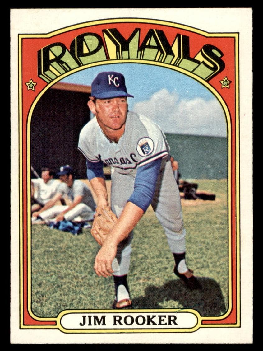 Jim Rooker 1972 topps Topps