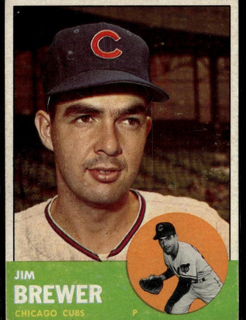 Jim Brewer 1963 topps Topps