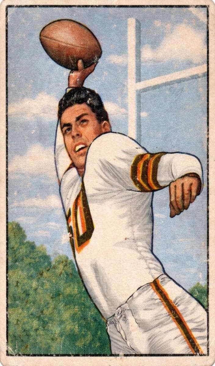 Otto Graham 1950 bowman