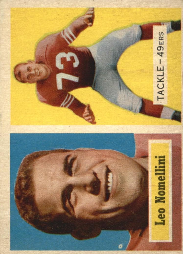 Leo Nomellini 1957 topps